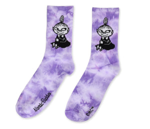 Little My Tie Dye Ladies Socks - Purple