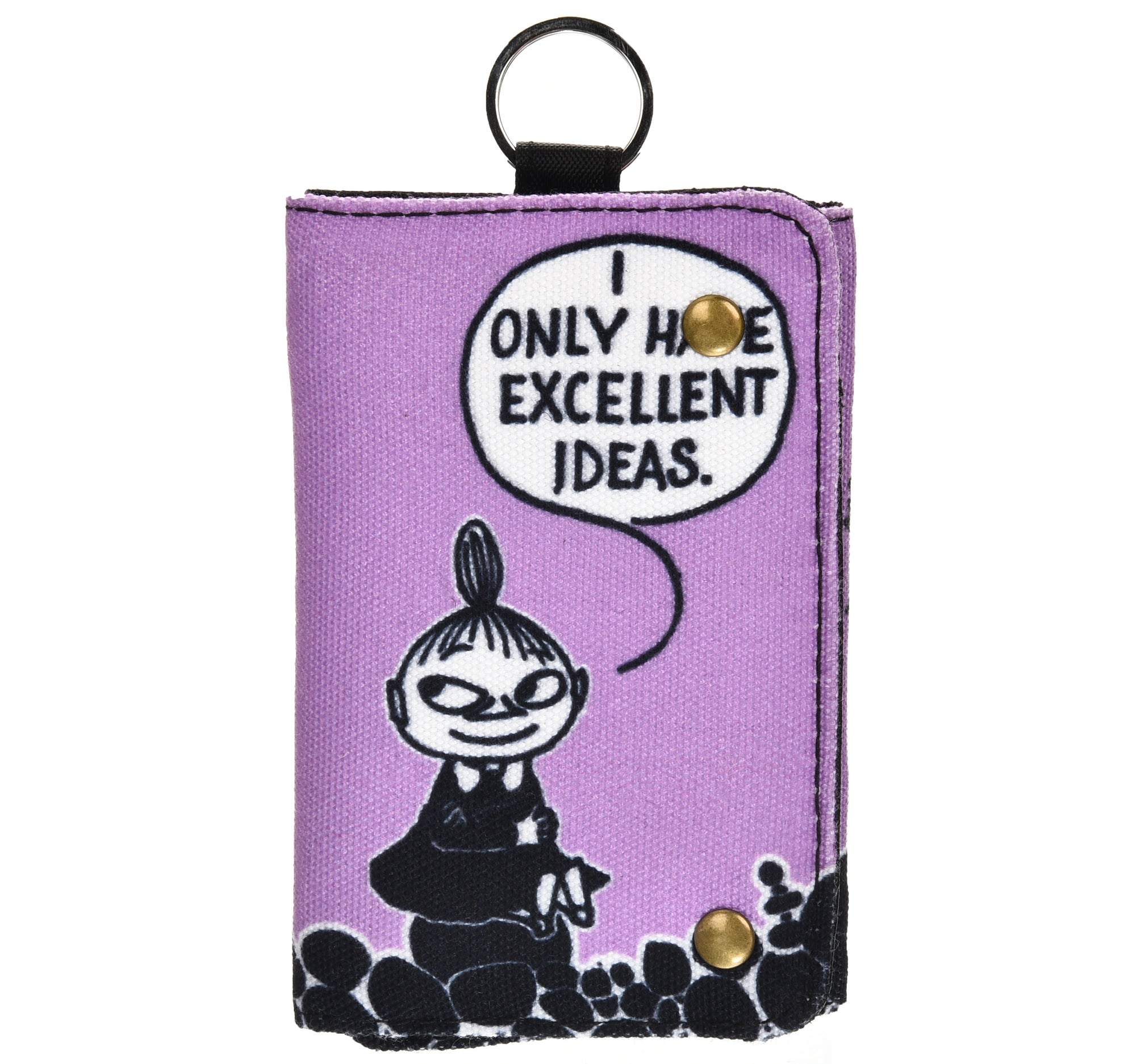 Moomin Canvas Wallet Purple Little My | Muumi Lompakko Purppura Pikku Myy