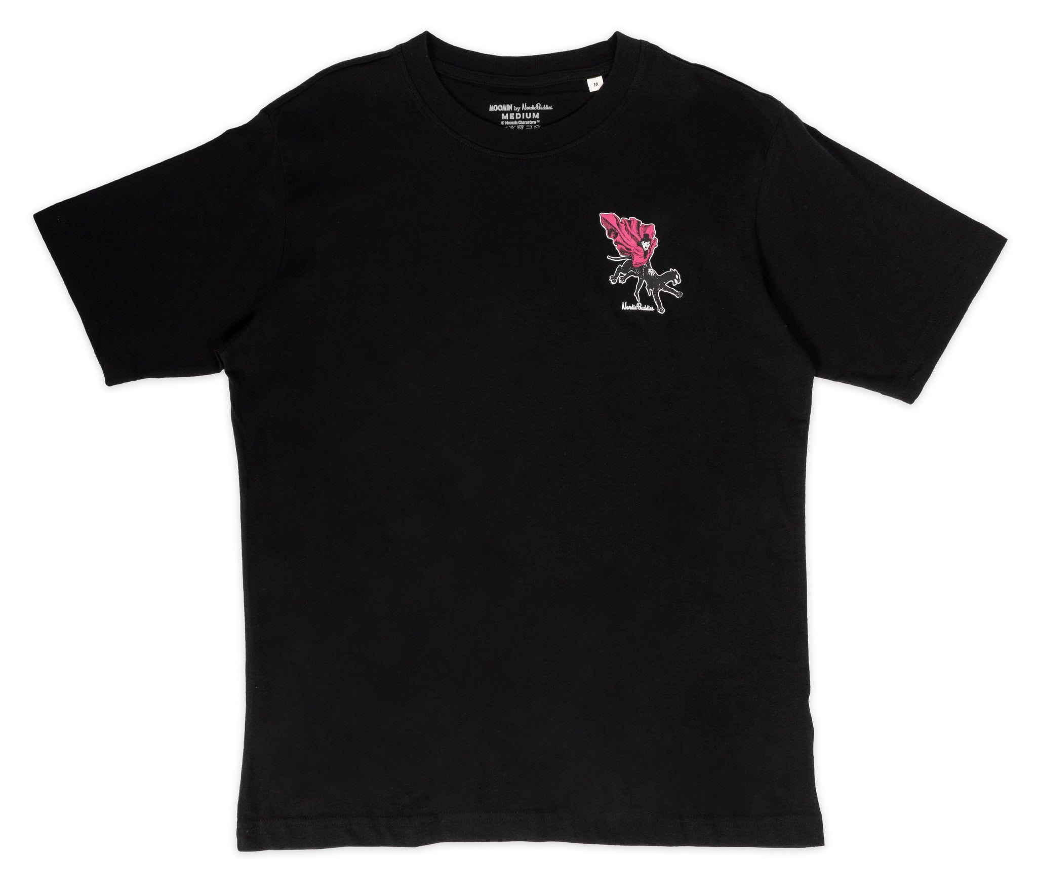 Moomin T-Shirt Black The Hobgoblin | Muumi T-Paita Musta Taikuri