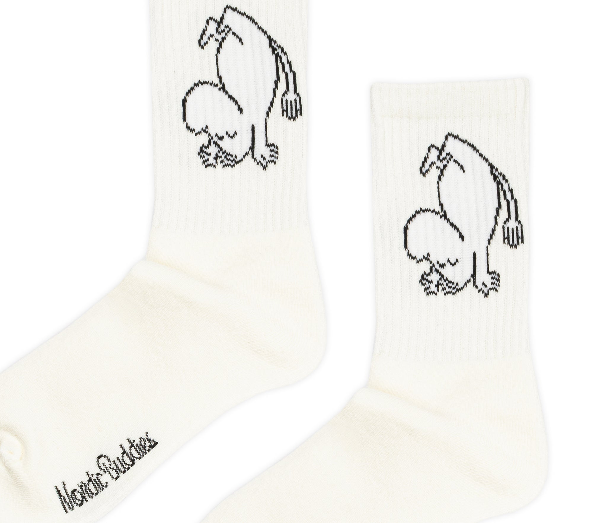 Moomin Ladies Sport Socks White Moomintroll | Muumi Naisten Sportti Sukat Valkoinen Muumipeikko