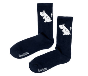 Moomin Men’s Sport Socks Black Moomintroll | Muumi Miesten Sportti Sukat Musta Muumipeikko