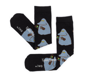Moomin Men’s Socks Black The Groke | Muumi Miesten Sukat Musta Mörkö