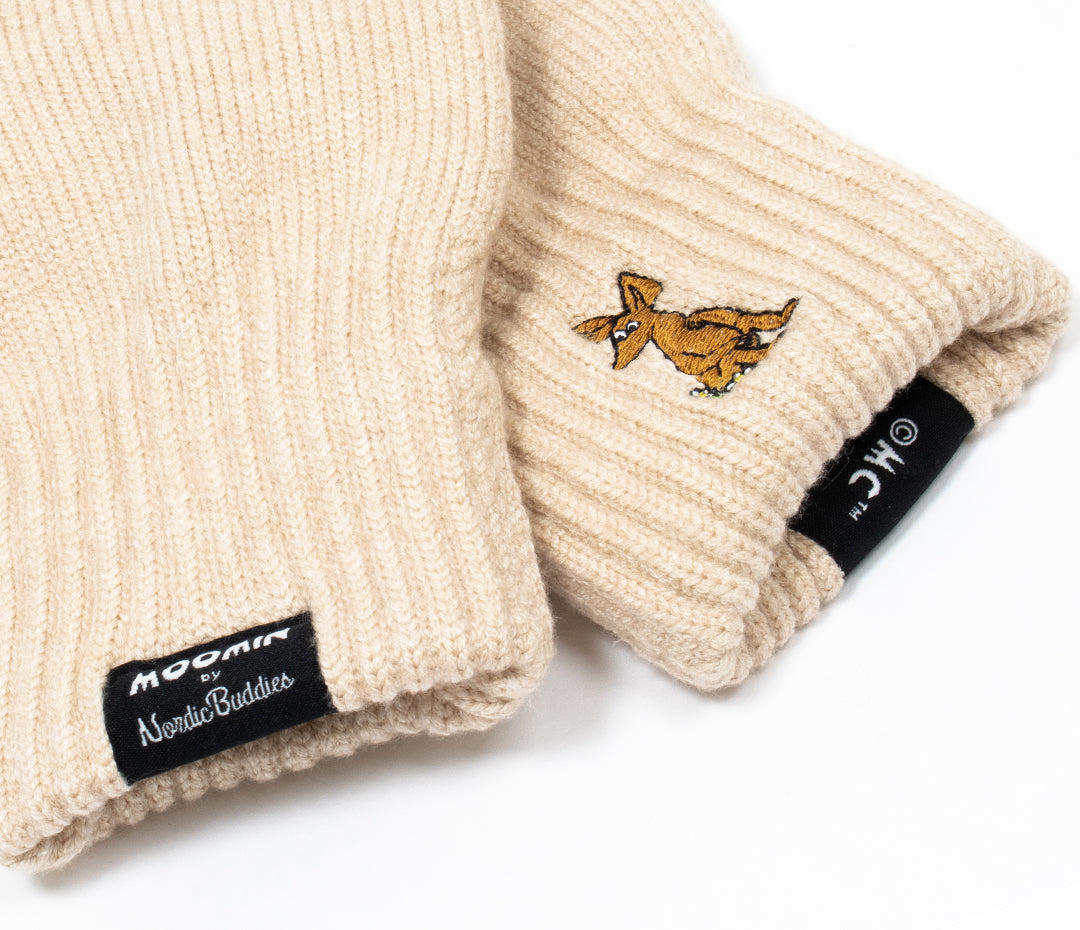 Sniff Mittens and Beanie Combo - Beige