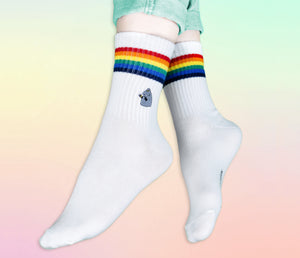 The Groke Retro Men Socks - White